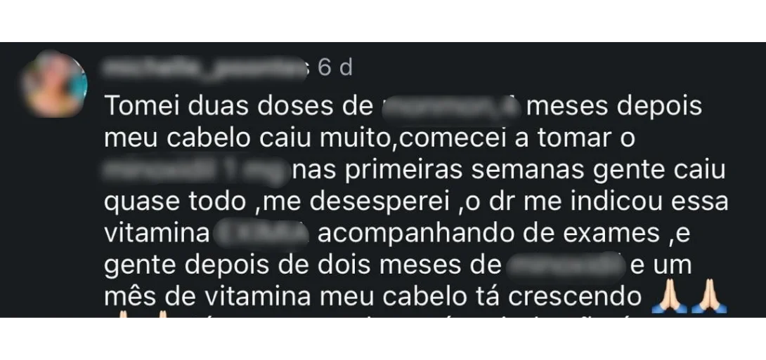 Depoimento de paciente 1