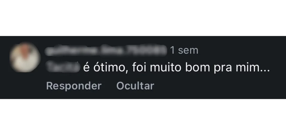 Depoimento de paciente 5